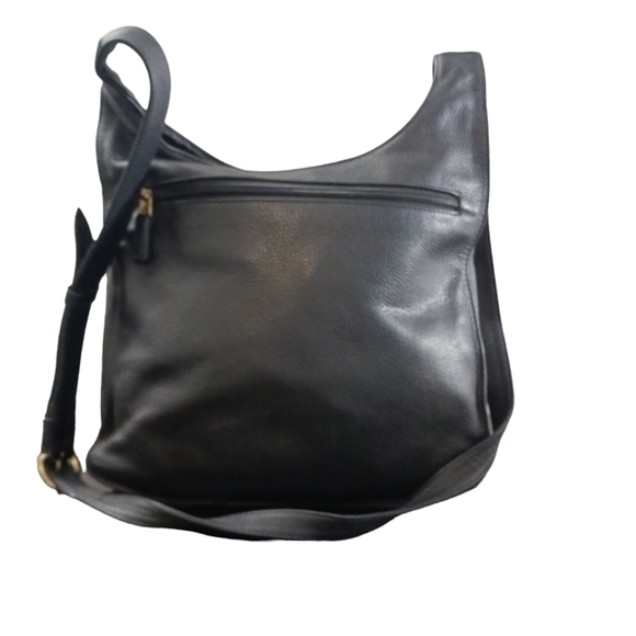 JP OERSE & Cie Black Leather Messenger Shoulder Bag - Picture 2 of 10